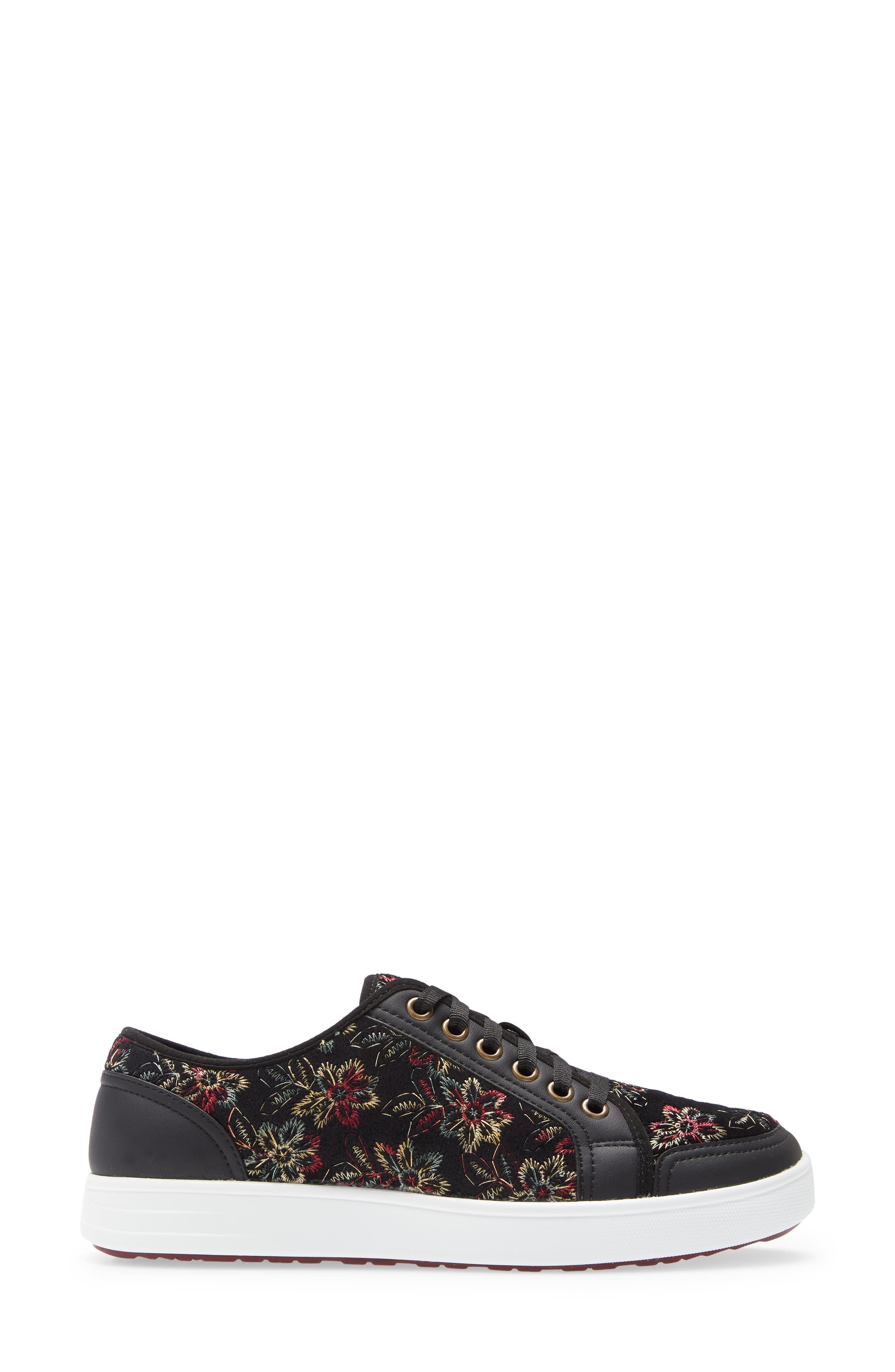 Alegria Lyriq Sneaker, Alternate, color, WINTERS TALE BLACK LEATHER