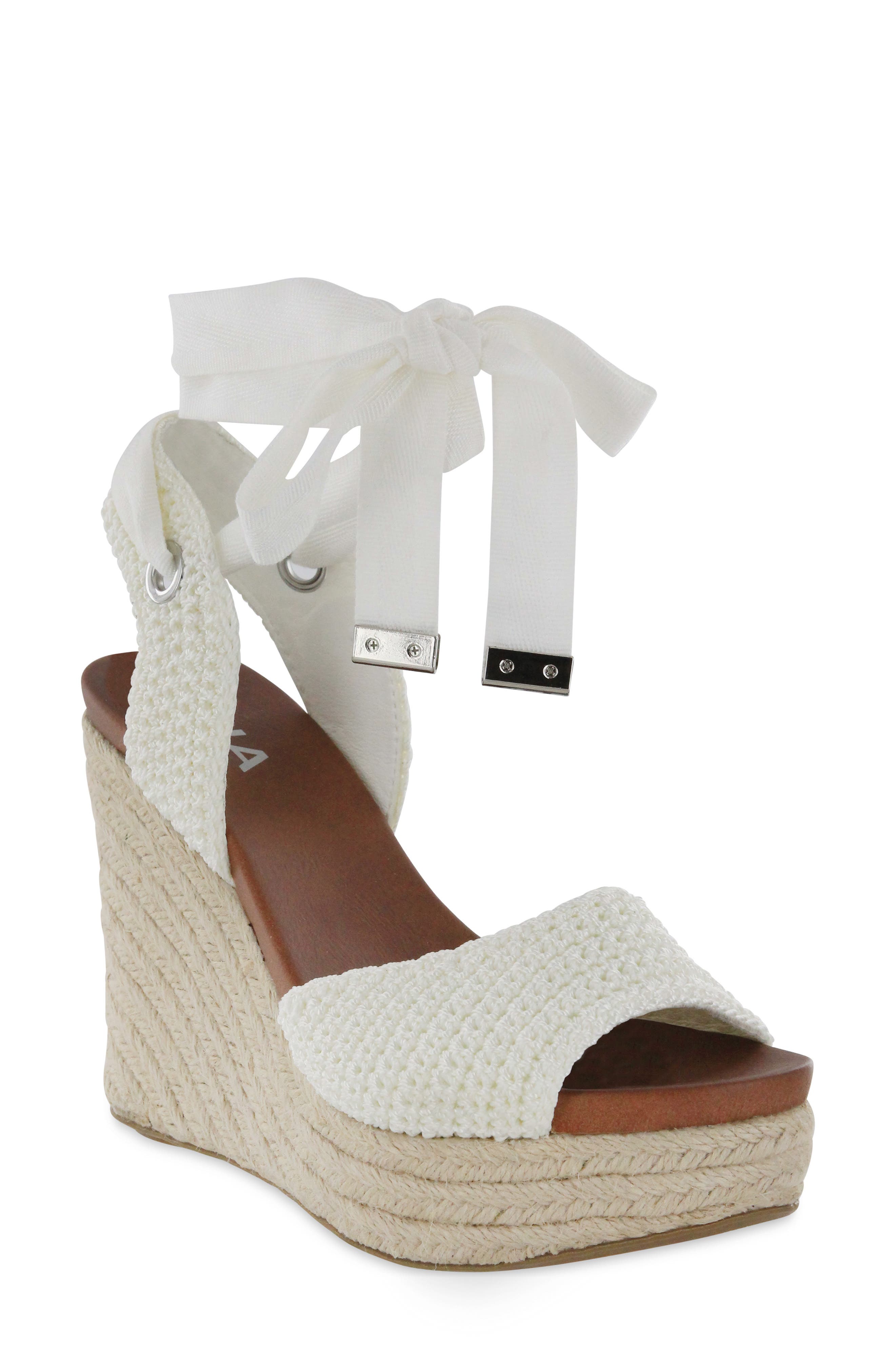 MIA Yanet Espadrille Platform Wedge Sandal, Main, color, 