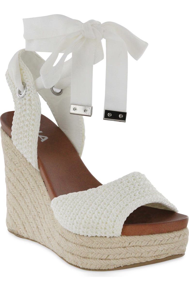 MIA Yanet Espadrille Platform Wedge Sandal, Main, color,