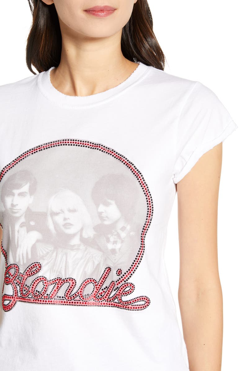 Recycled Karma Crystal Embellished Blondie Hot Fix Tee, Alternate, color,