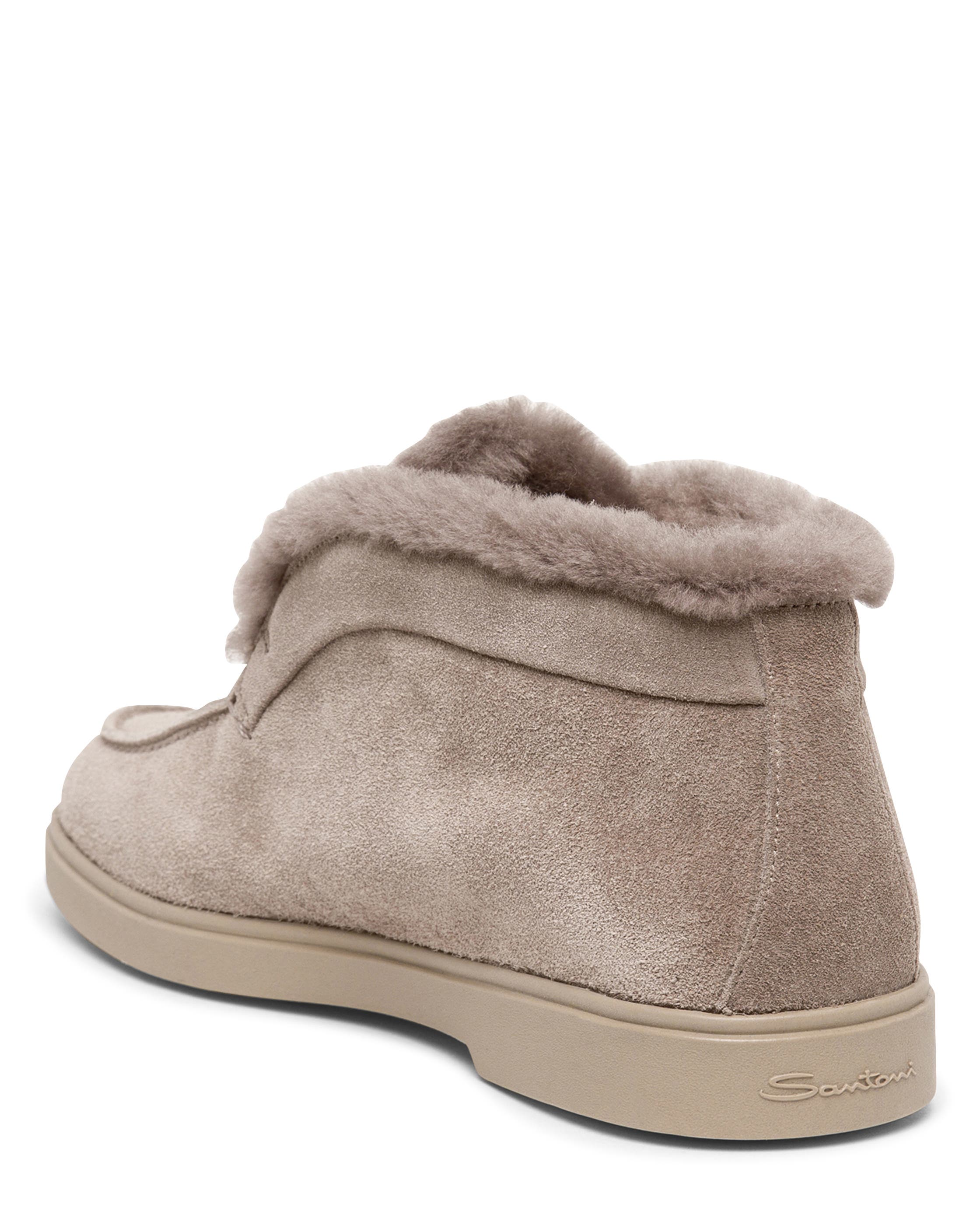 Santoni Suede Desert Boots, Alternate, color, Brown
