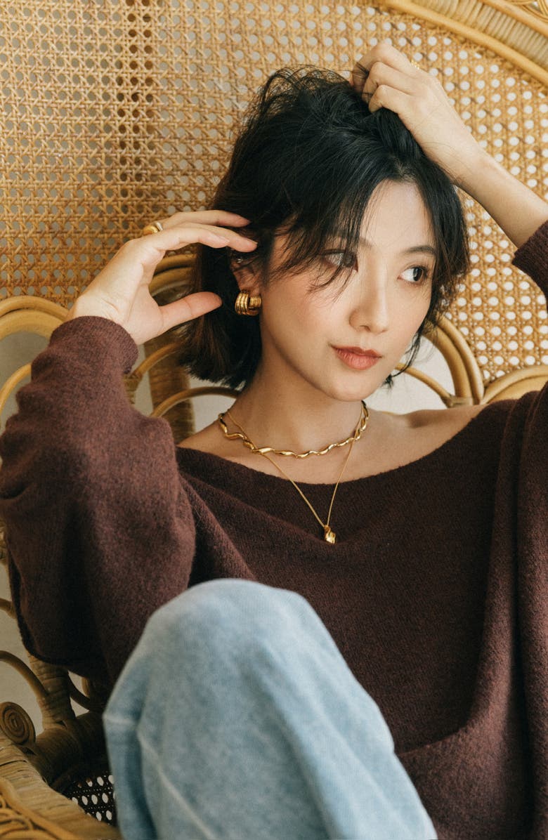 Missoma Savi Signature Link Chain Necklace, Alternate, color, Gold