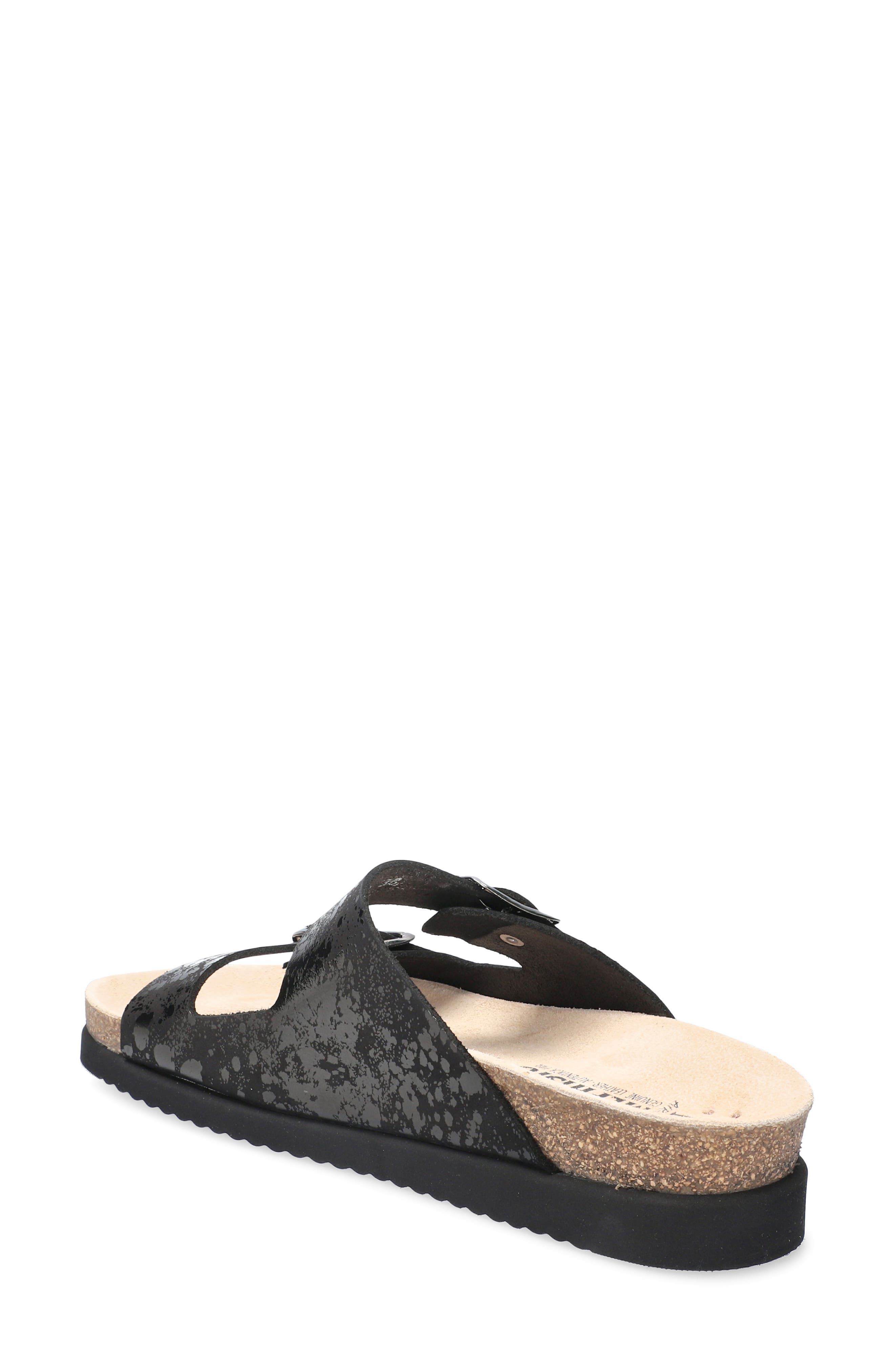 'Harmony' Slide Sandal, Alternate, color, BLACK LEATHER