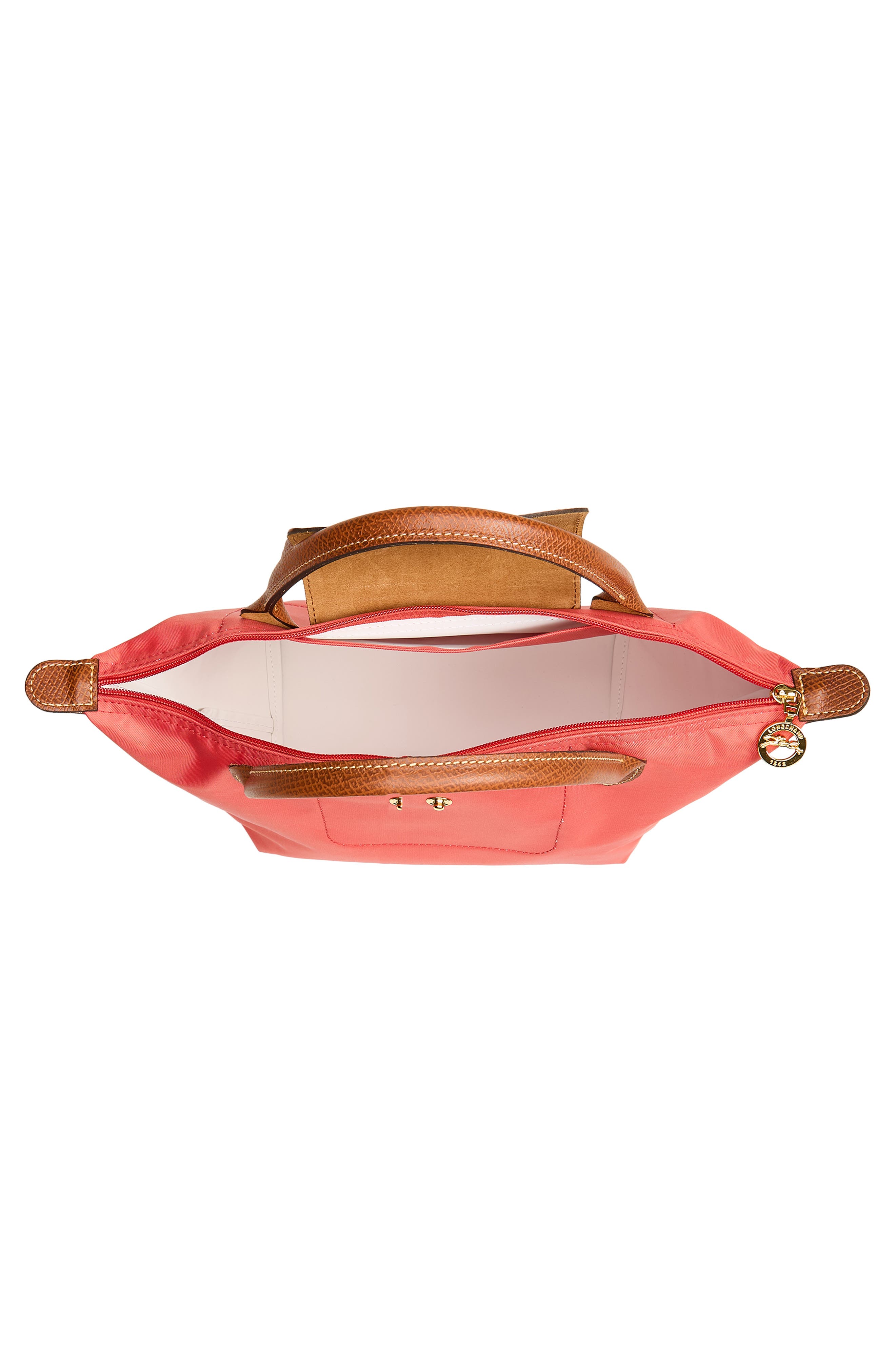 Large Le Pliage Tote, Alternate, color, STRAWBERRY