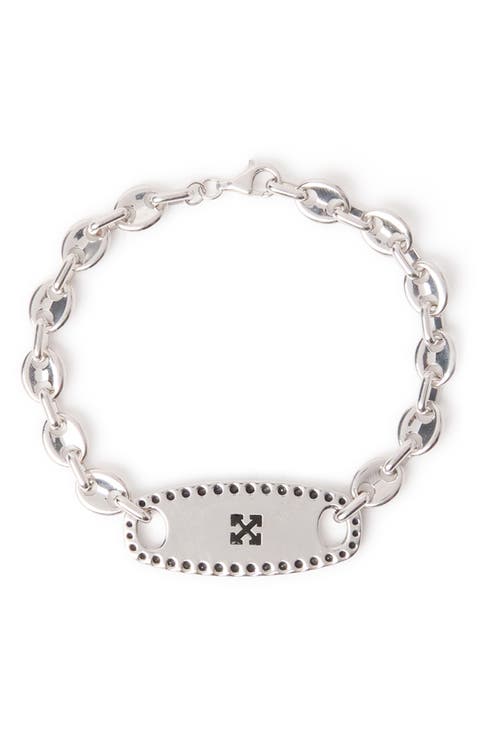 Quotable Logo Mariner Chain Bracelet