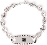 Off-White Quotable Logo Mariner Chain Bracelet