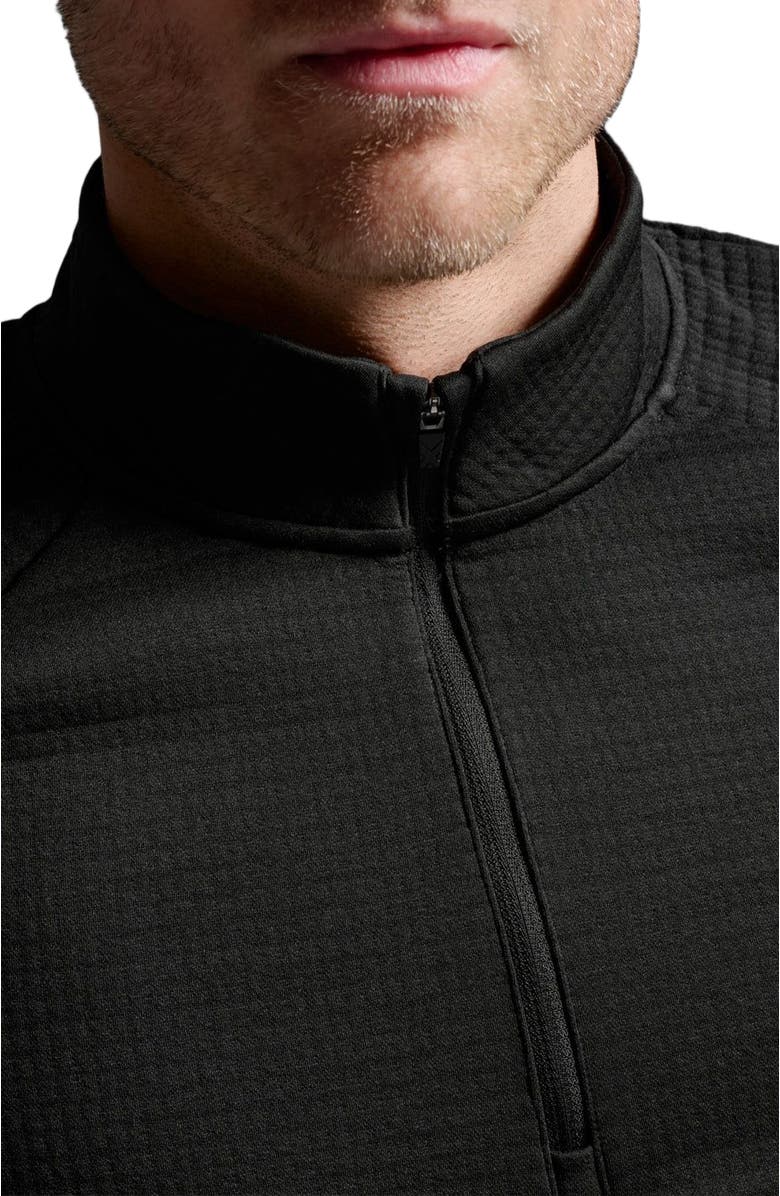 2XU Men's Ignition Haptic 1/4 Zip, Alternate, color, Black/Silver Reflective
