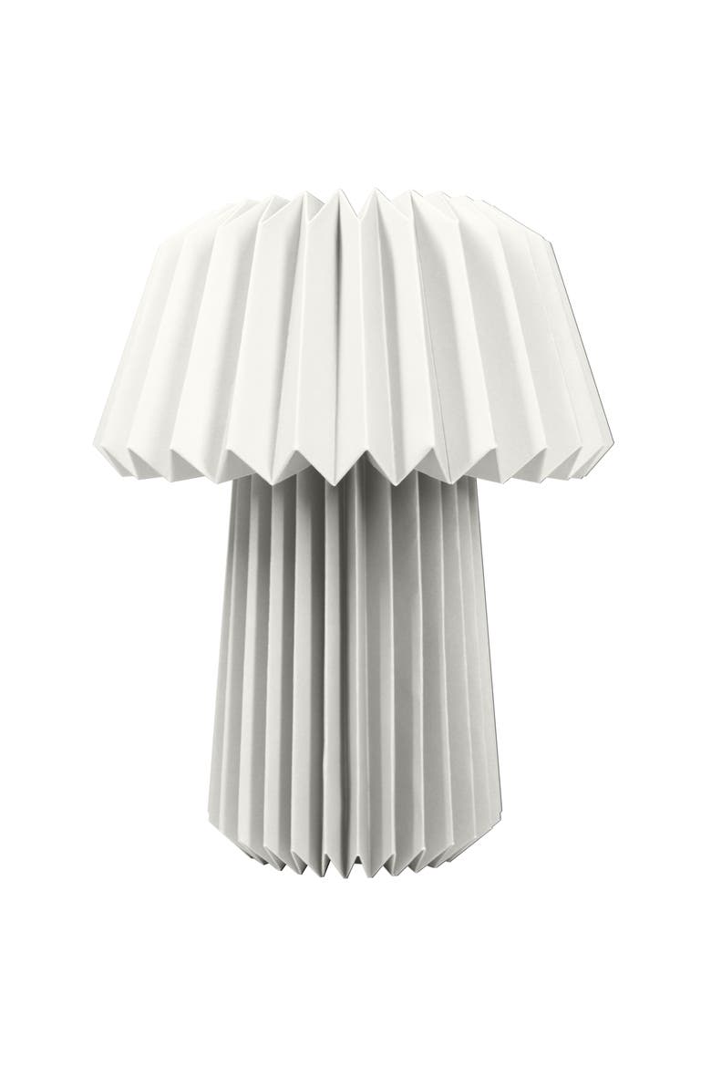 Origami Paper Table Lamp, Main, color, WHITE