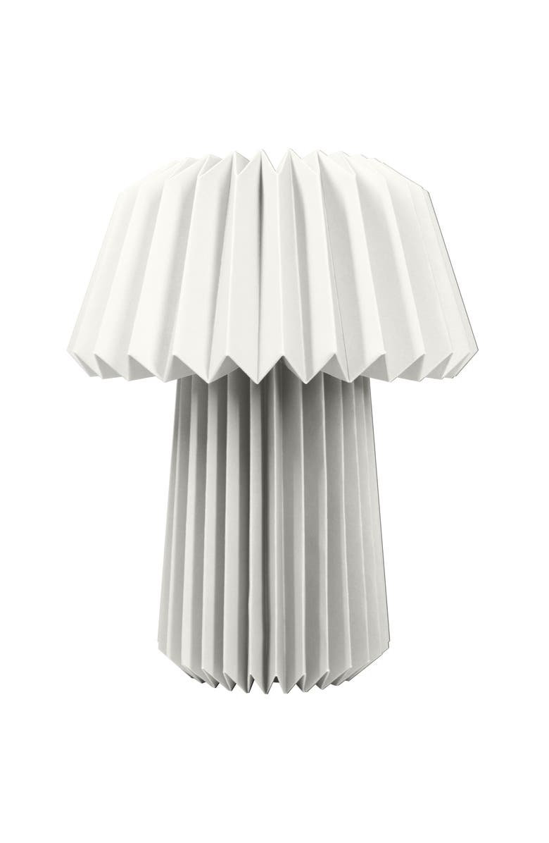 Luze Origami Paper Table Lamp, Main, color, White