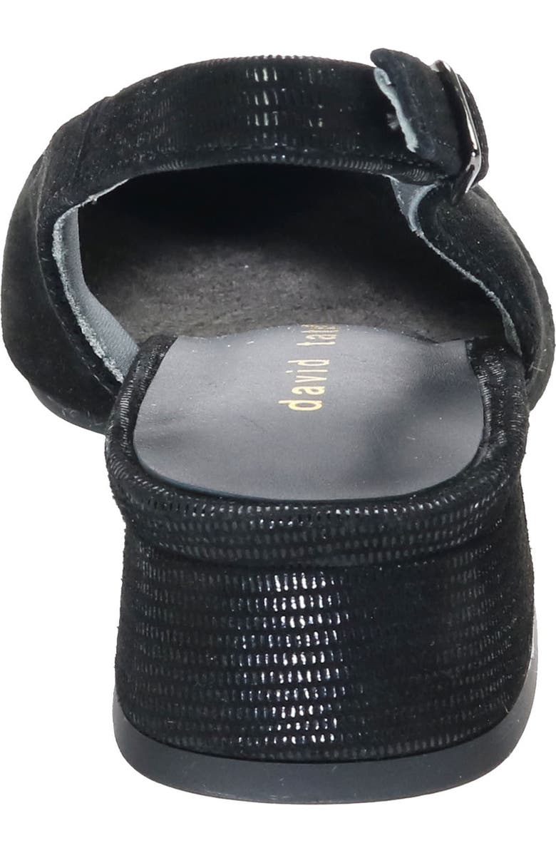 David Tate Sugar Slingback Pump, Alternate, color, Black Nappa