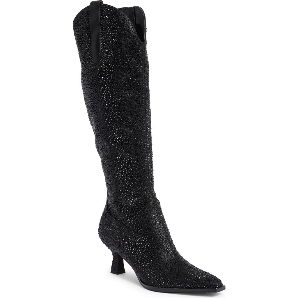 Dolce Vita Ariana Crystal Knee High Boot In Multi