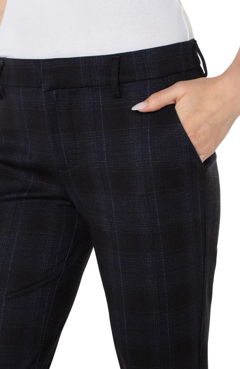 Liverpool Los Angeles Kelsey Shadow Plaid Trousers, Alternate, color,