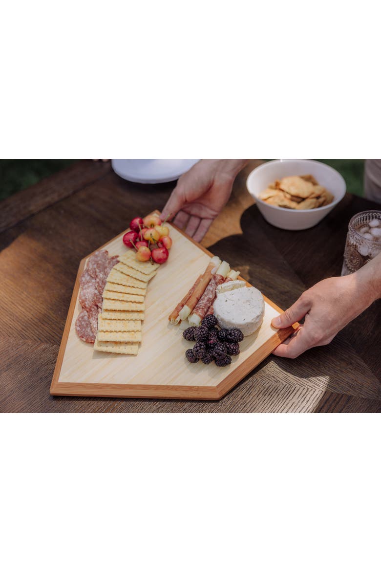Home Plate Serving Board, Alternate, color, Bamboo