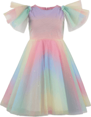 Lola + The Boys Sparkle Ombre Tulle Dress