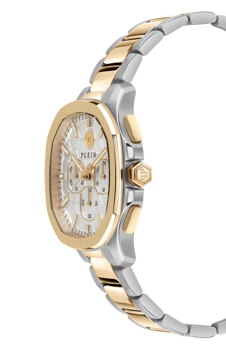 PHILIPP PLEIN Spectre Chronograph Bracelet Watch, 44mm, Alternate, color, Two Tone