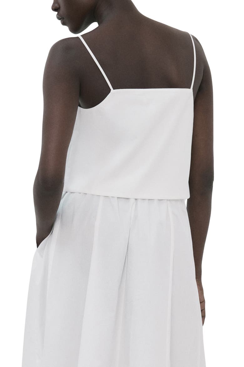 Cotton Crop Camisole, Alternate, color, WHITE