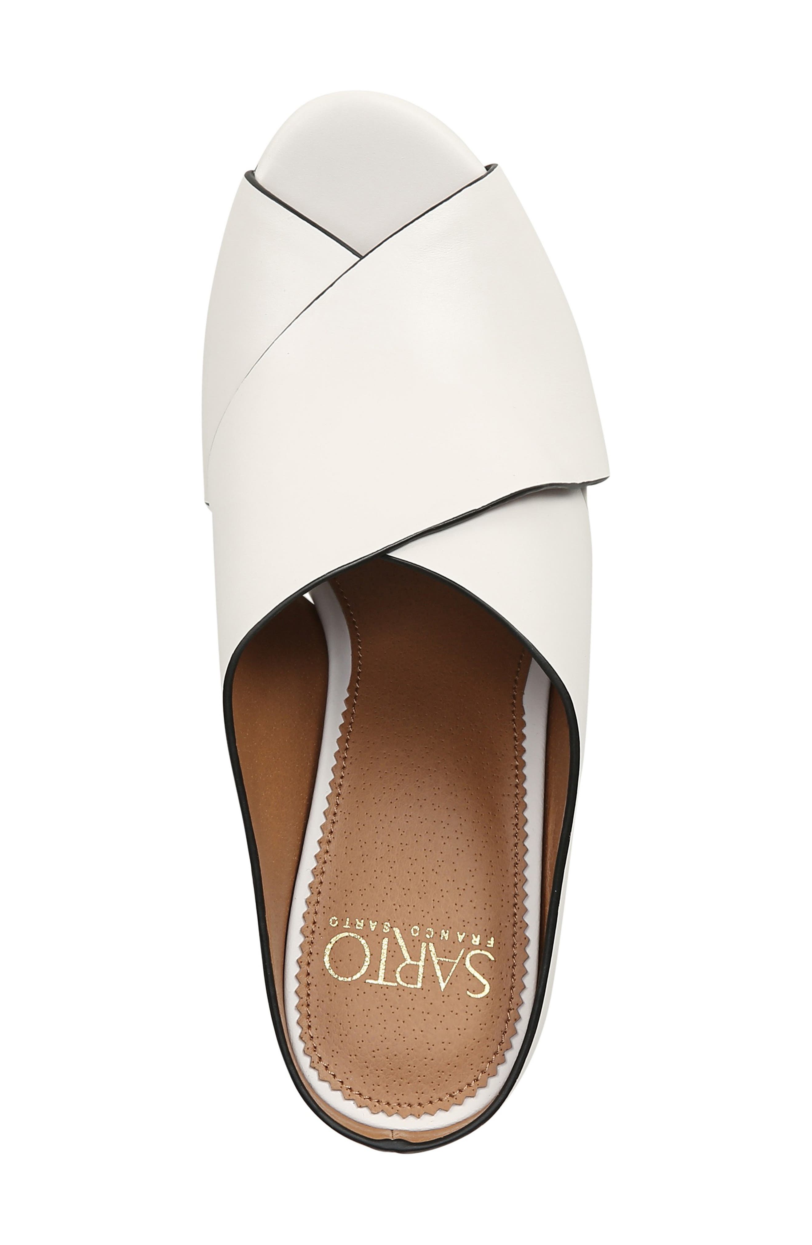 Clara Slide Sandal, Alternate, color, PUTTY LEATHER