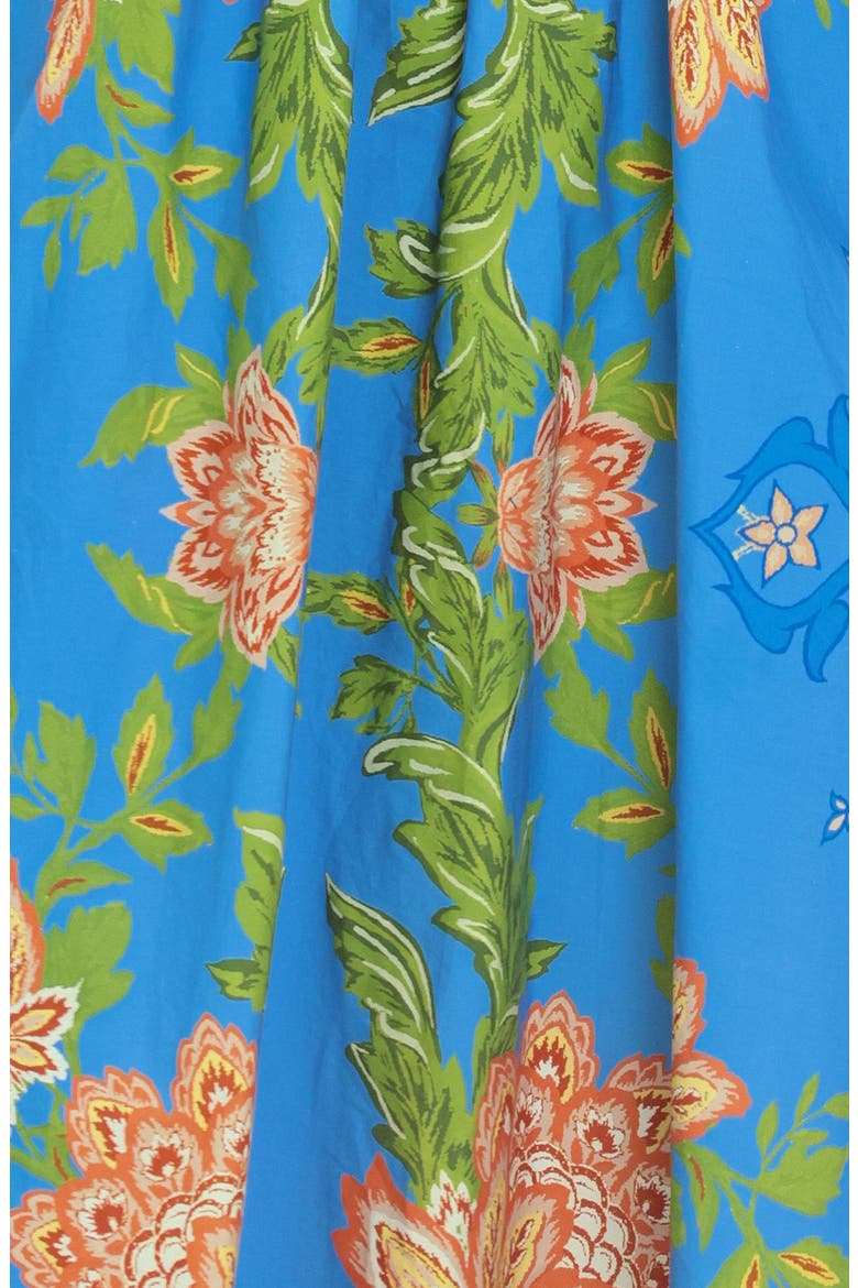 Floral Cotton Sundress, Alternate, color, BLUE