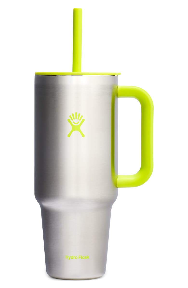 Hydro Flask 40-Ounce All Around<sup>™</sup> Travel Tumbler, Main, color, Lime
