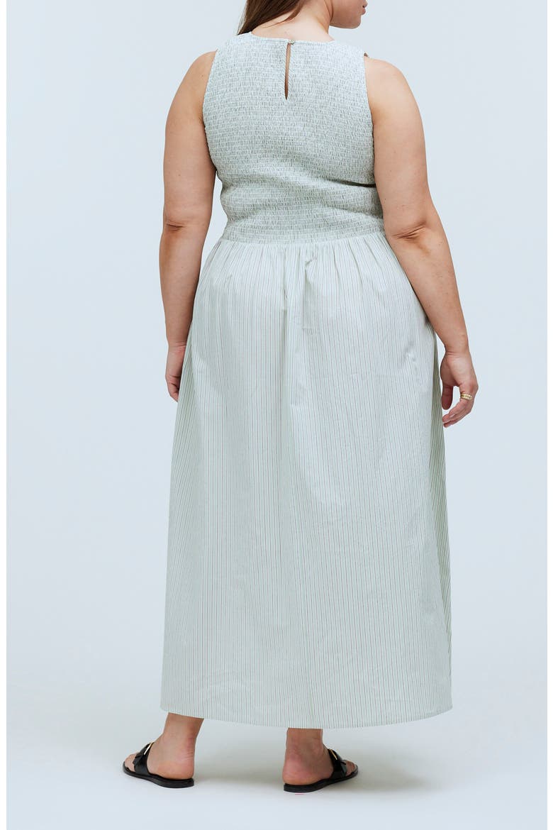 The Melody Smocked Midi Dress, Alternate, color, PISTACHIO
