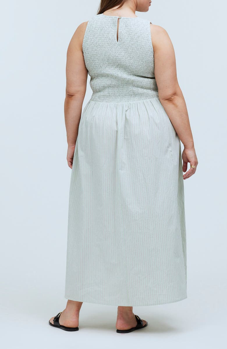 Madewell The Melody Smocked Midi Dress, Alternate, color, 