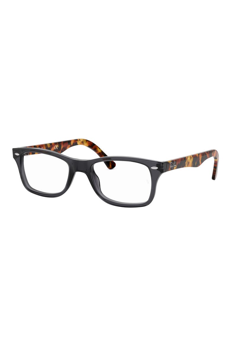53mm Square Optical Glasses, Alternate, color, OPAL GREY