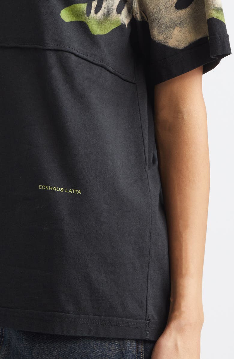 Eckhaus Latta Lapped Baby Tee, Alternate, color, Kelp