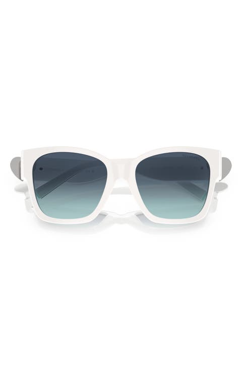 54mm Gradient Square Sunglasses