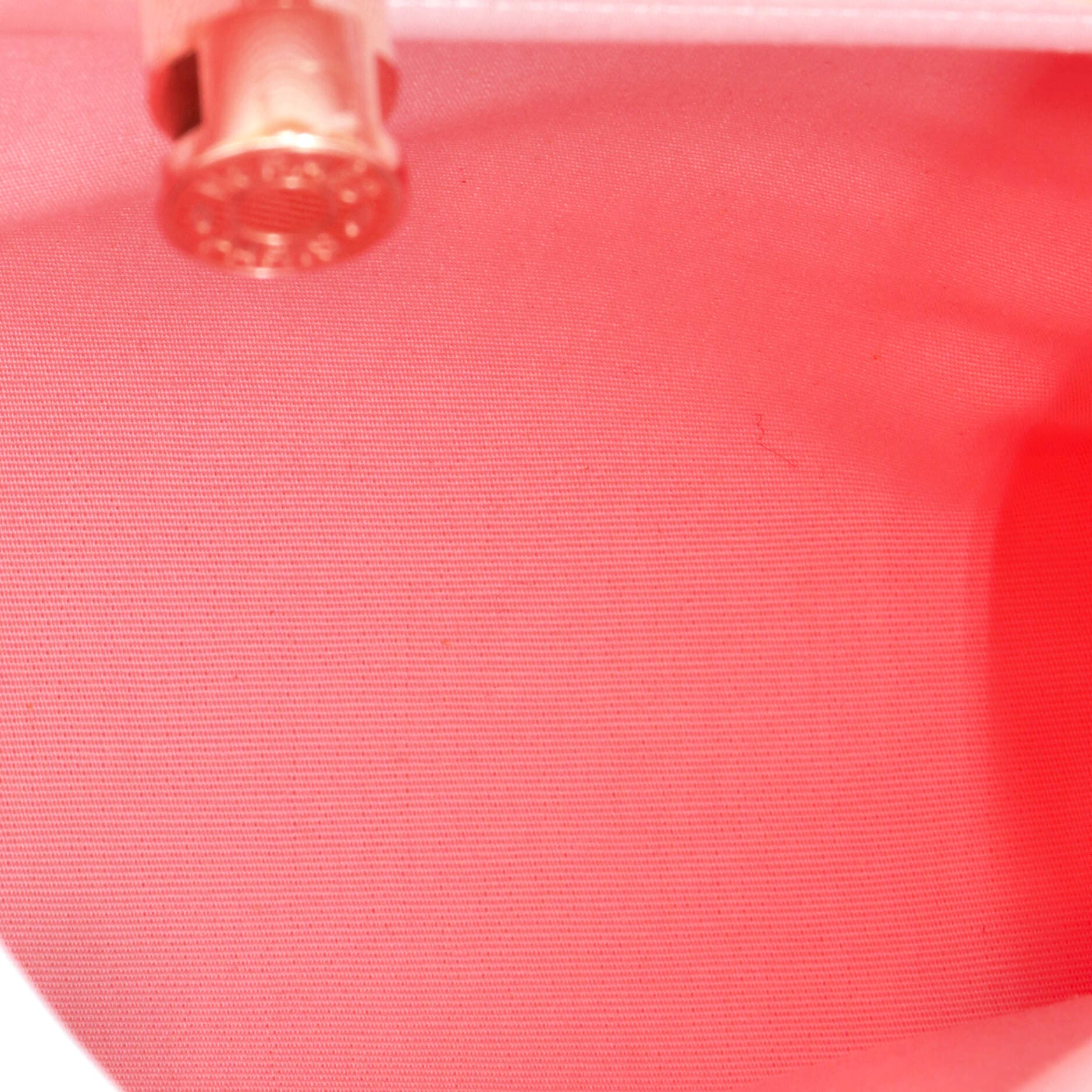 Pre-Owned Hermes Herbag Zip Leather and Toile 31, Alternate, color, Rose Confetti