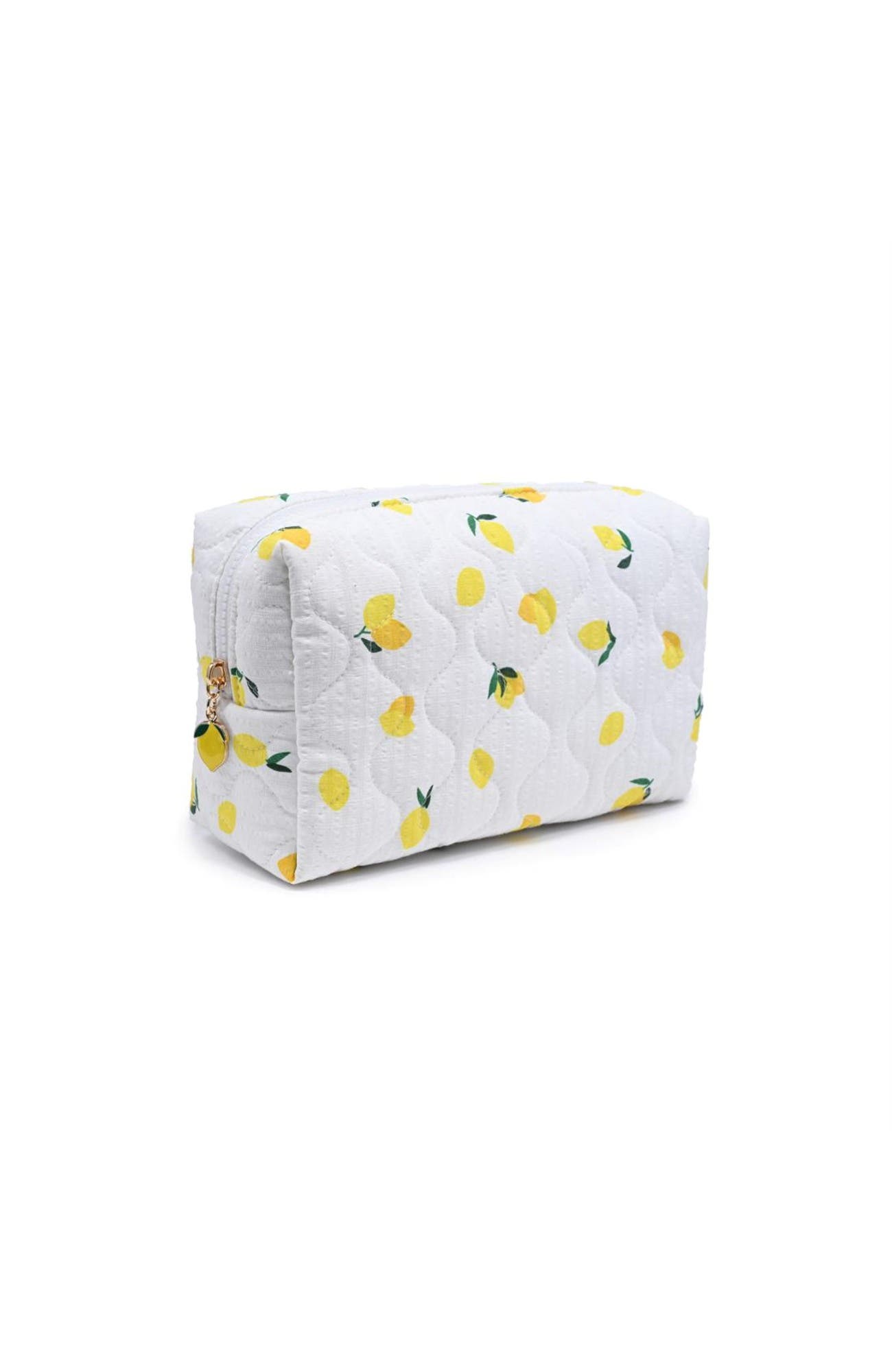 Limonata Cosmetic & Travel Organizer Pouch, Alternate, color, Ivory Lemon