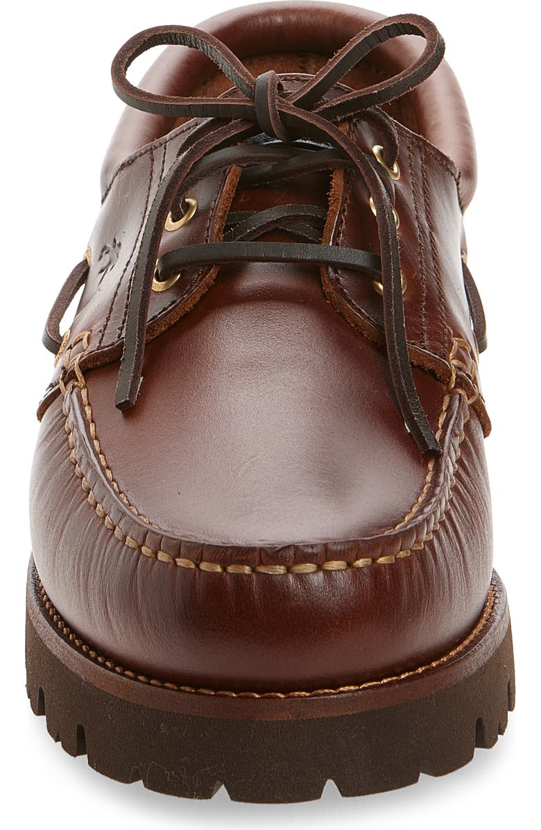 Fluchos Richfield Lug Sole Boat Shoe, Alternate, color, Chestnut