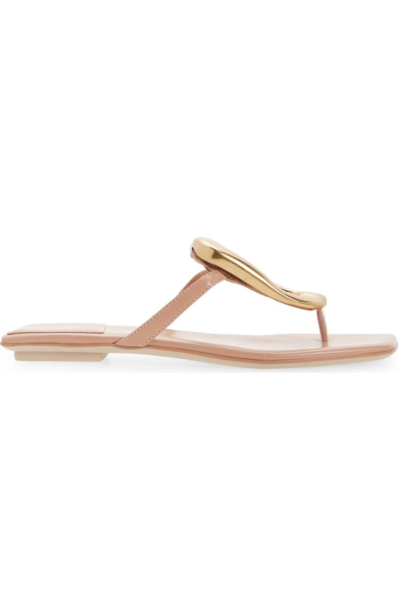 Jeffrey Campbell Linques Flip Flop, Alternate, color, Natural Gold