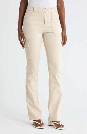 Sanctuary Hayden Sculpted Cotton Blend Bootcut Cargo Pants