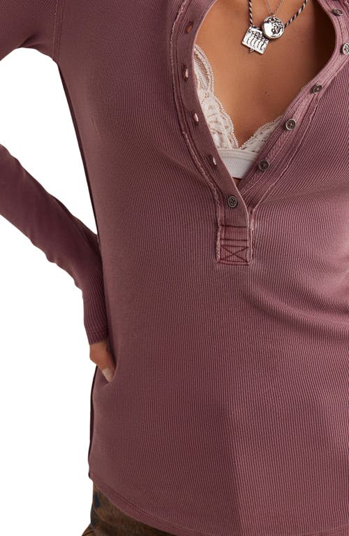 Free People Jamie Henley Top In Red Bark