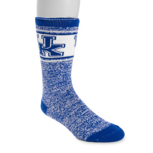 Muk Luks Gameday Heat Retainer Socks In Blue