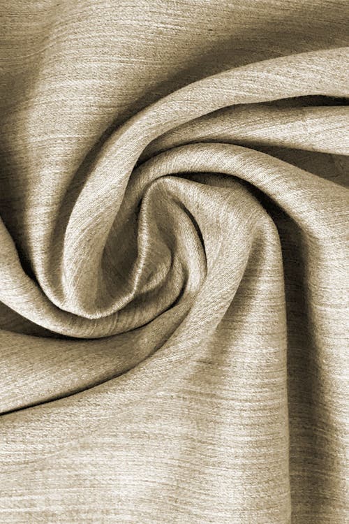 Bedvoyage Melange Viscose Cotton Blend Breathable Bed Sheets In Sand