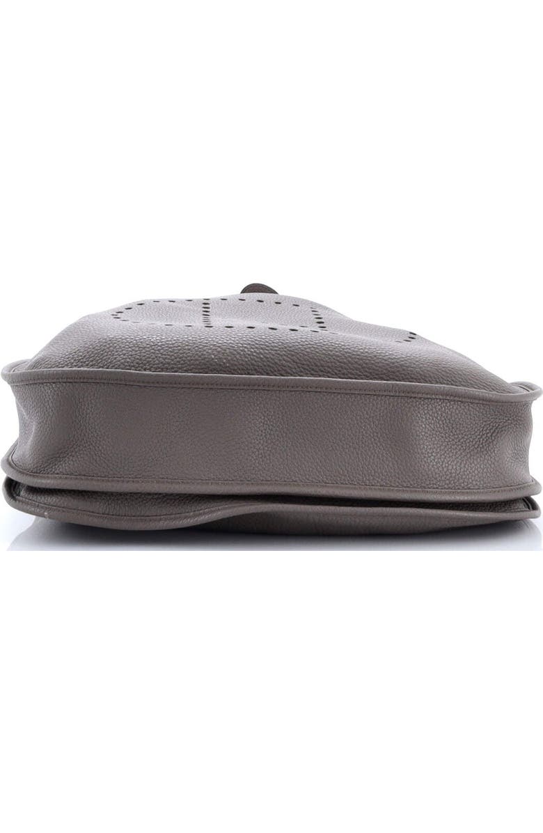 Pre-Owned Hermes Evelyne Bag Gen III Clemence GM, Alternate, color, Etain