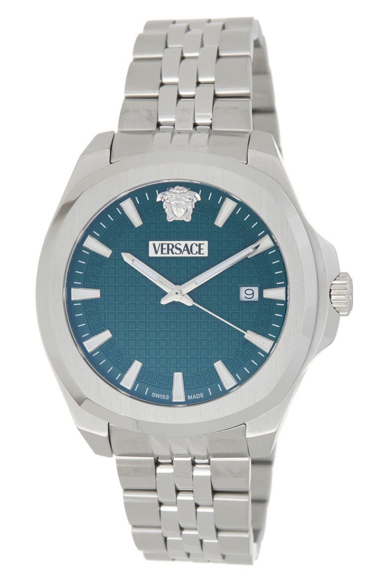 Luxury Swiss Quartz Bracelet Watch, 42mm, Main, color, STAINLESS STEEL