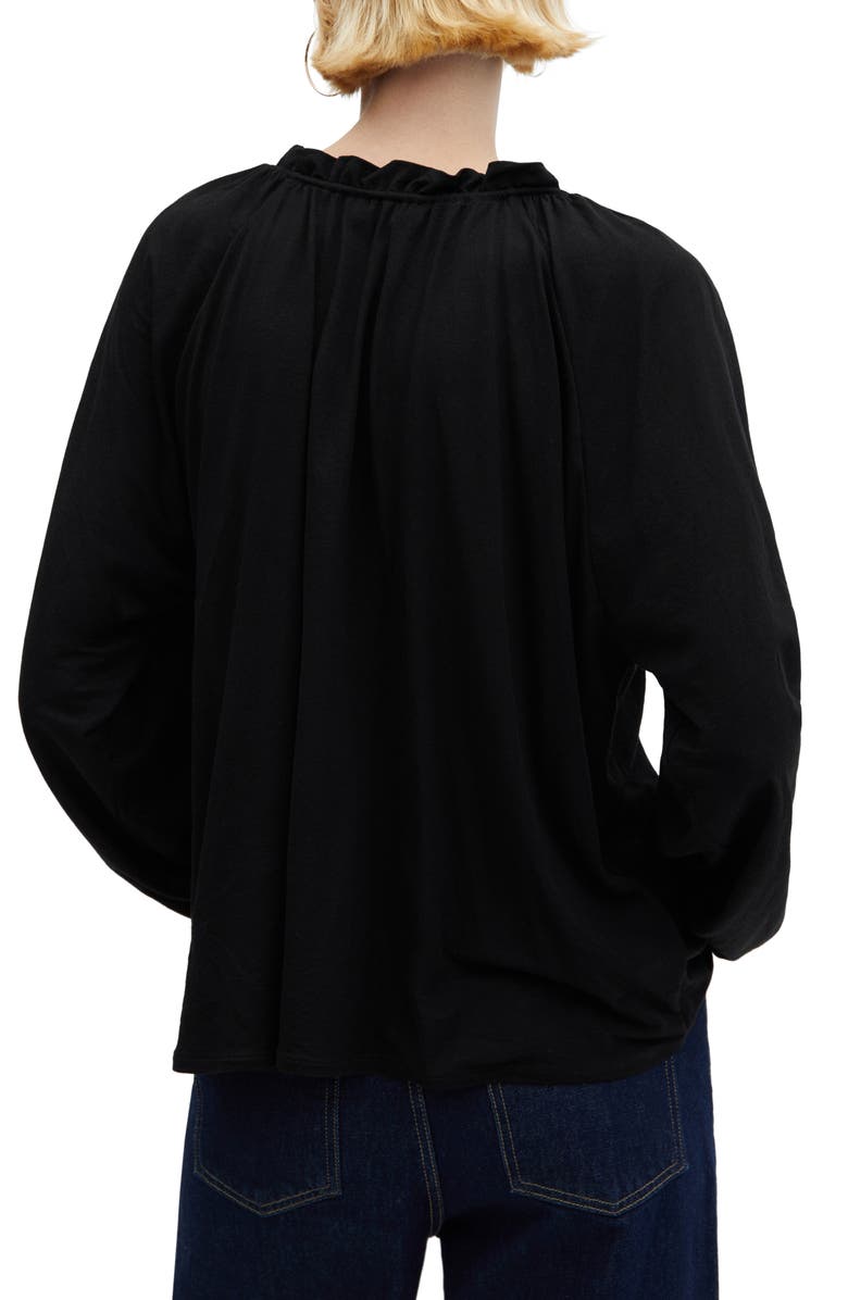 MANGO Puff Sleeve Shirt, Alternate, color,