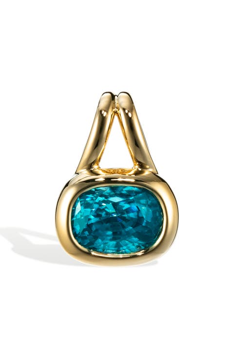Slinkee Blue Zircon Pendant
