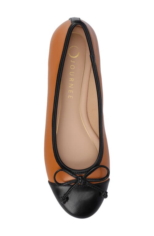 Journee Collection Kaiah Ballet Flat In Tan
