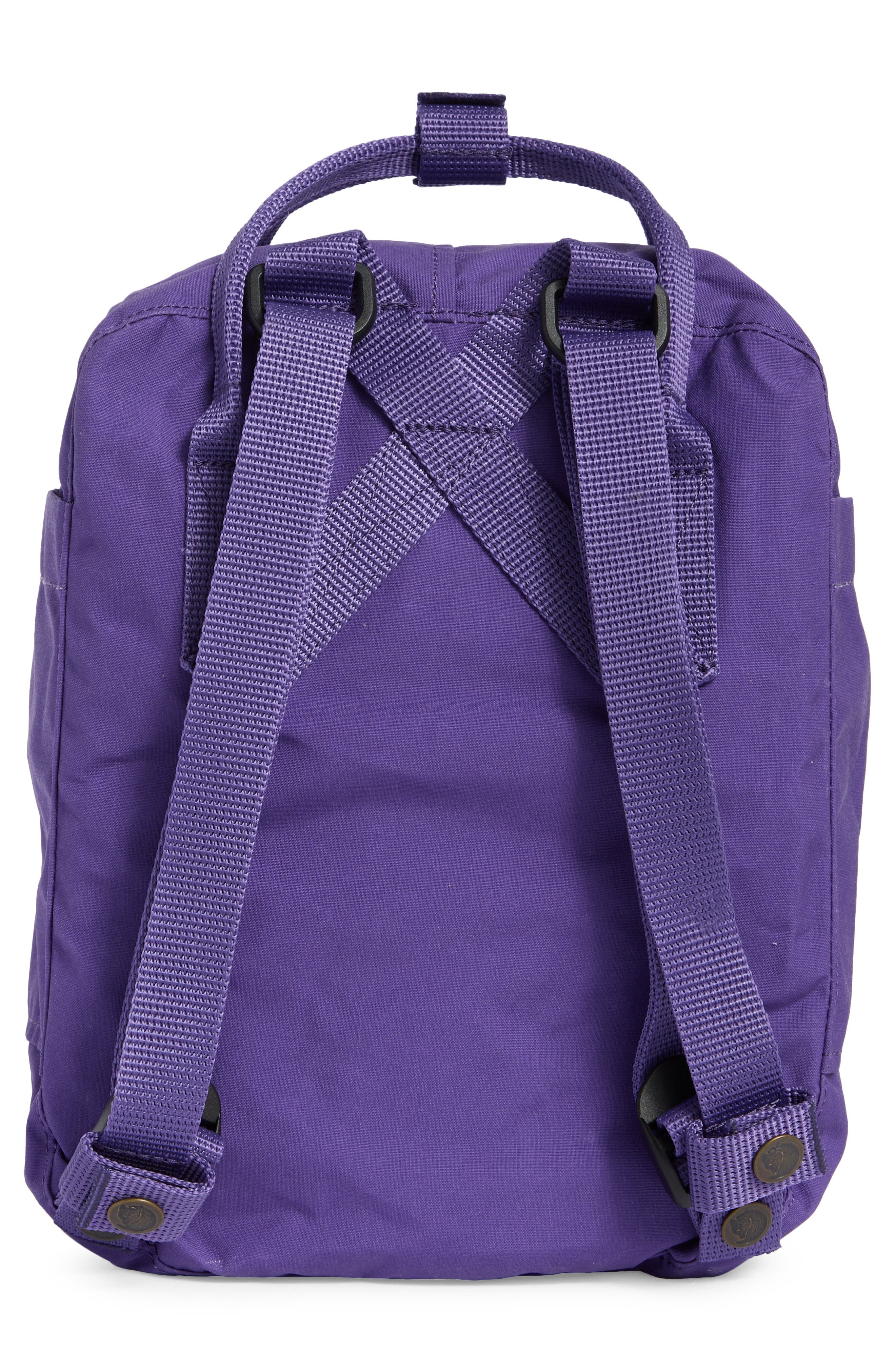 Fjällräven Mini Kånken Water Resistant Backpack, Alternate, color, Purple