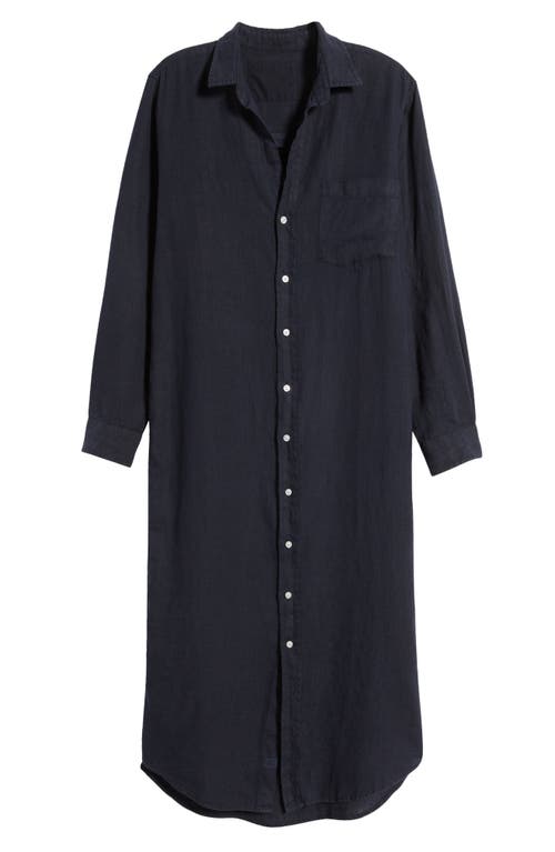 Frank & Eileen Long Sleeve Linen Midi Shirtdress
