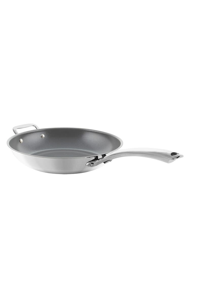 3.Clad 11-Inch Fry Pan w/ Fusion Ti Nonstick Ceramic Coating, Main, color, Silver