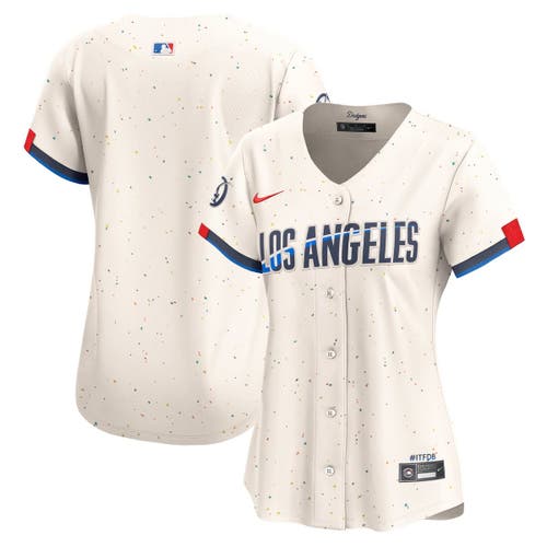 Nike Cream Los Angeles Dodgers City Connect Limited Jersey