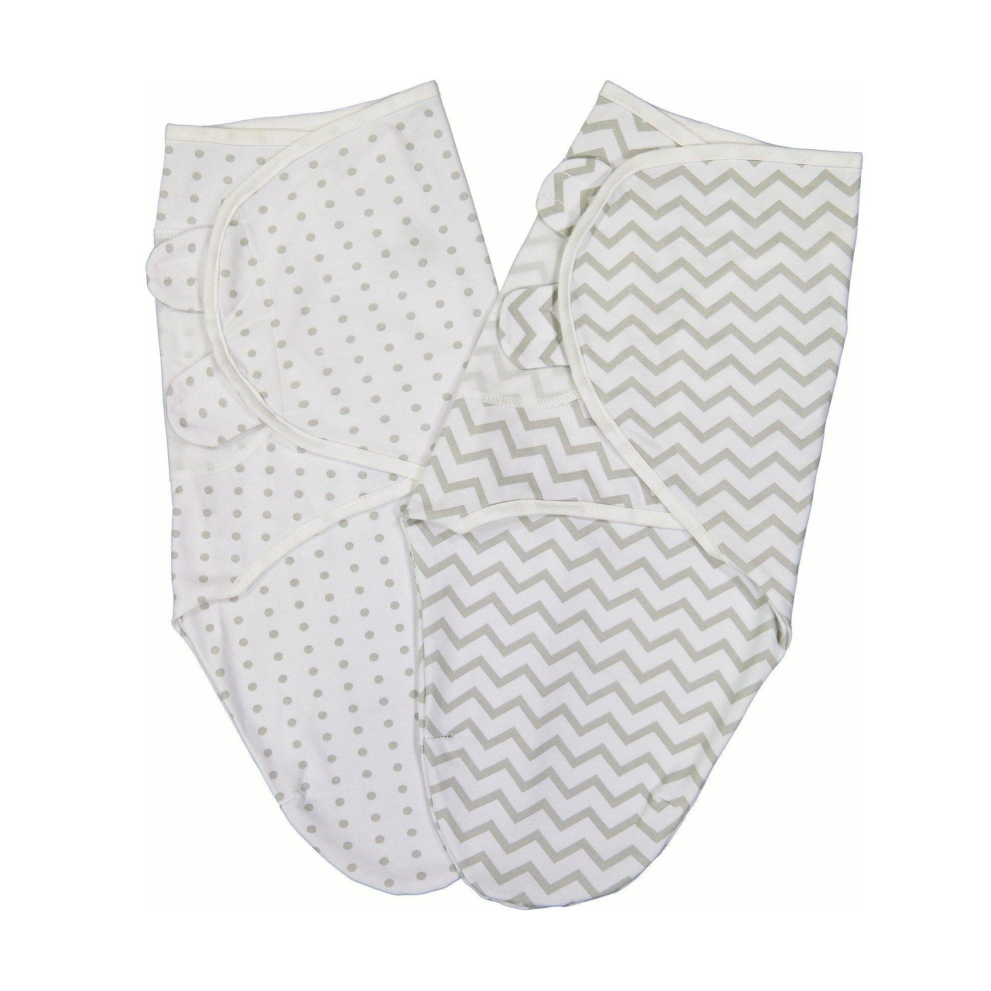 selected Grey Chevron & Polka Dot