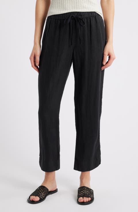 Tapered Linen Pants