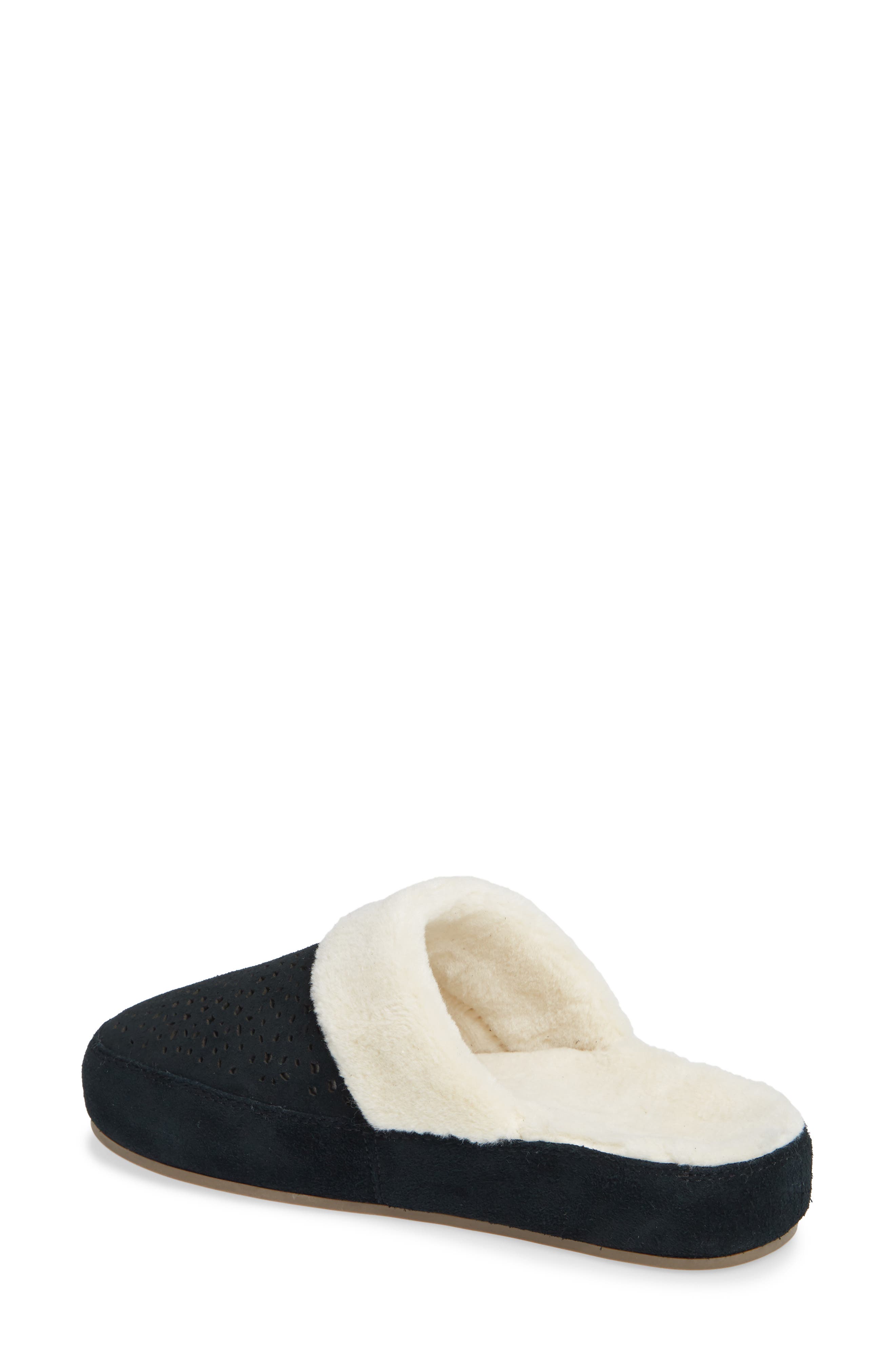 Vionic Leona Faux Fur Lined Slipper, Alternate, color, 