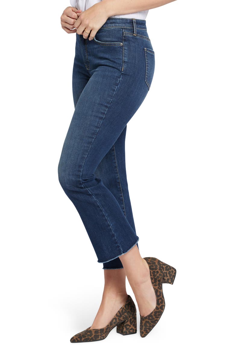 Slim Boot Ankle Fray Jeans, Alternate, color, OLYMPUS