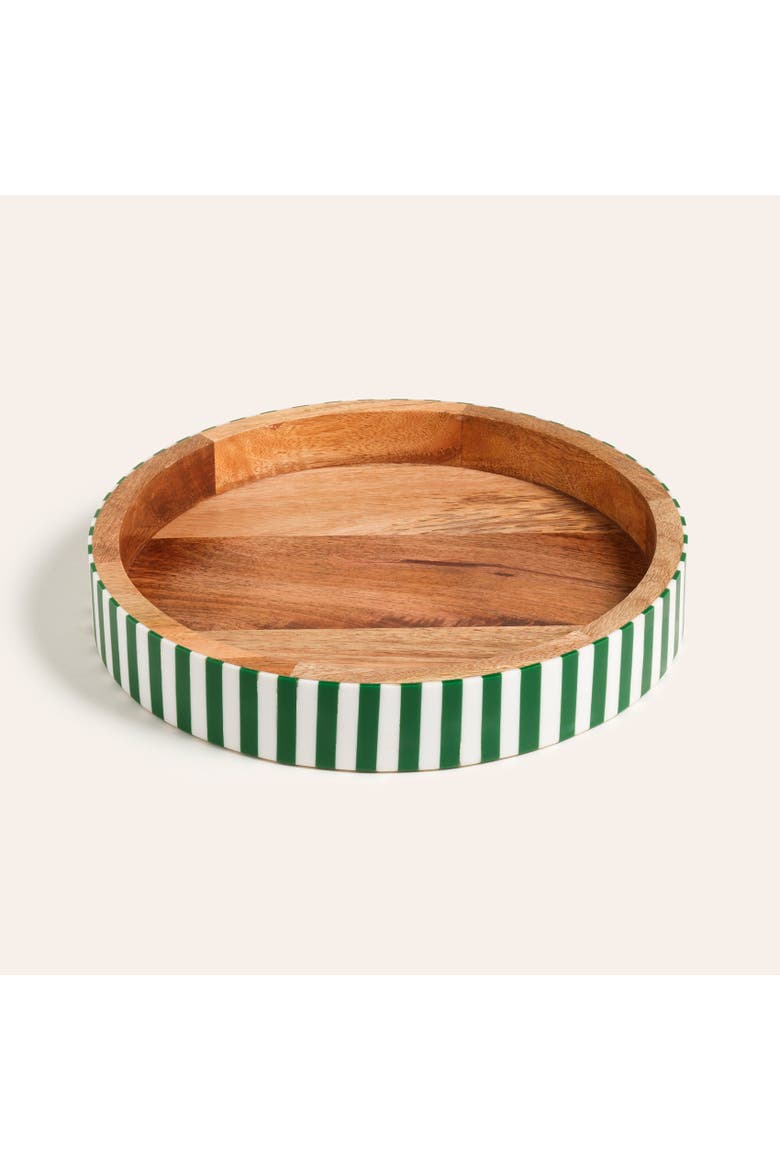 Nohar Tom Wood Tray Curated Decor, Main, color, Green
